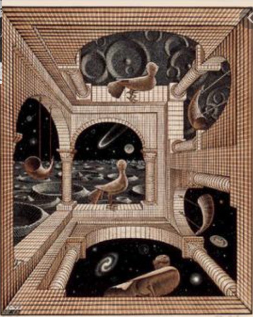 “Another World“ by M. C. Escher